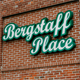 Bergstaff Place sign on wedding reception building in Fort Wayne